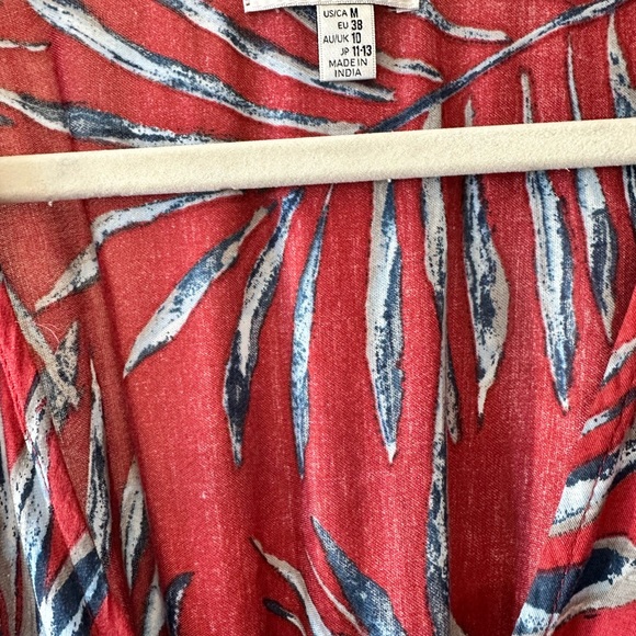 Lulu’s Maxi Dress (Amuse Society) Maroon and Navy Boho Maxi Wrap Dress 🥀🌗 - Picture 4 of 5